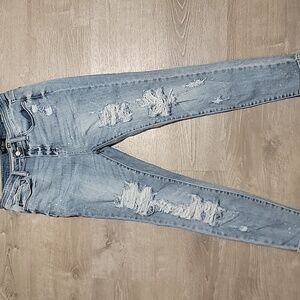 Judy Blue Sky Blue Ripped Skinny Jeans